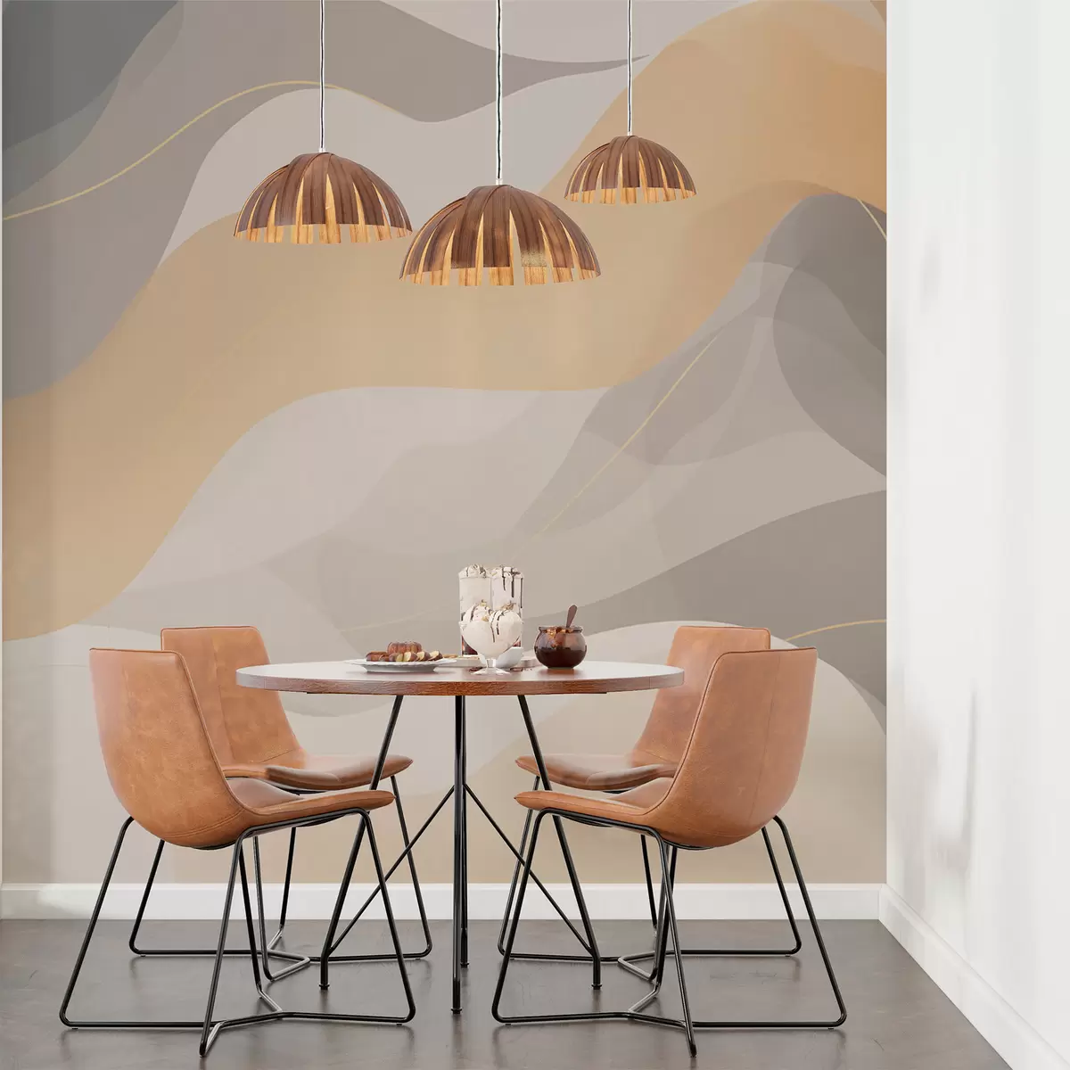 murales de pared Olas cálidas w02821