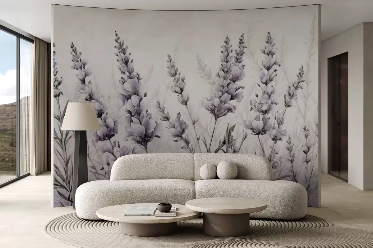 murales de pared Ramas de acuarela w02840