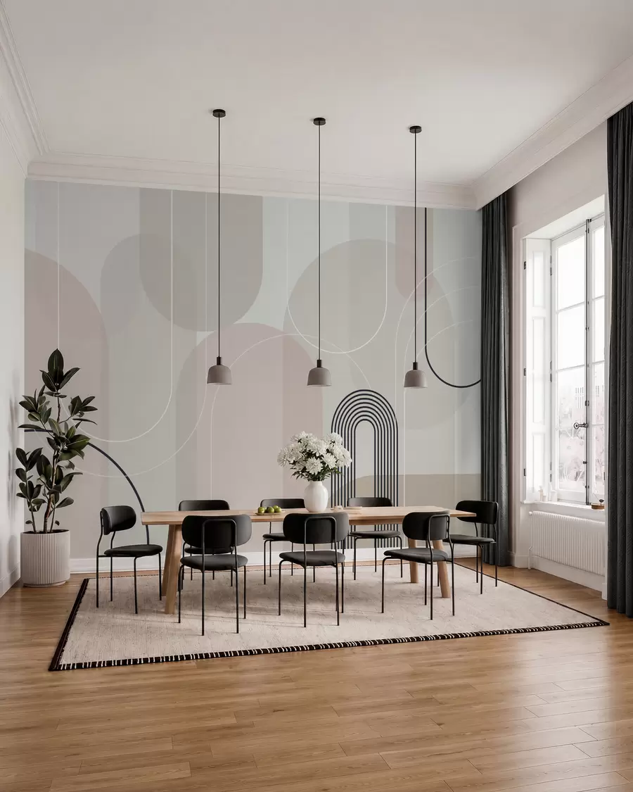 murales de pared Elegantes arcos minimalistas w02826