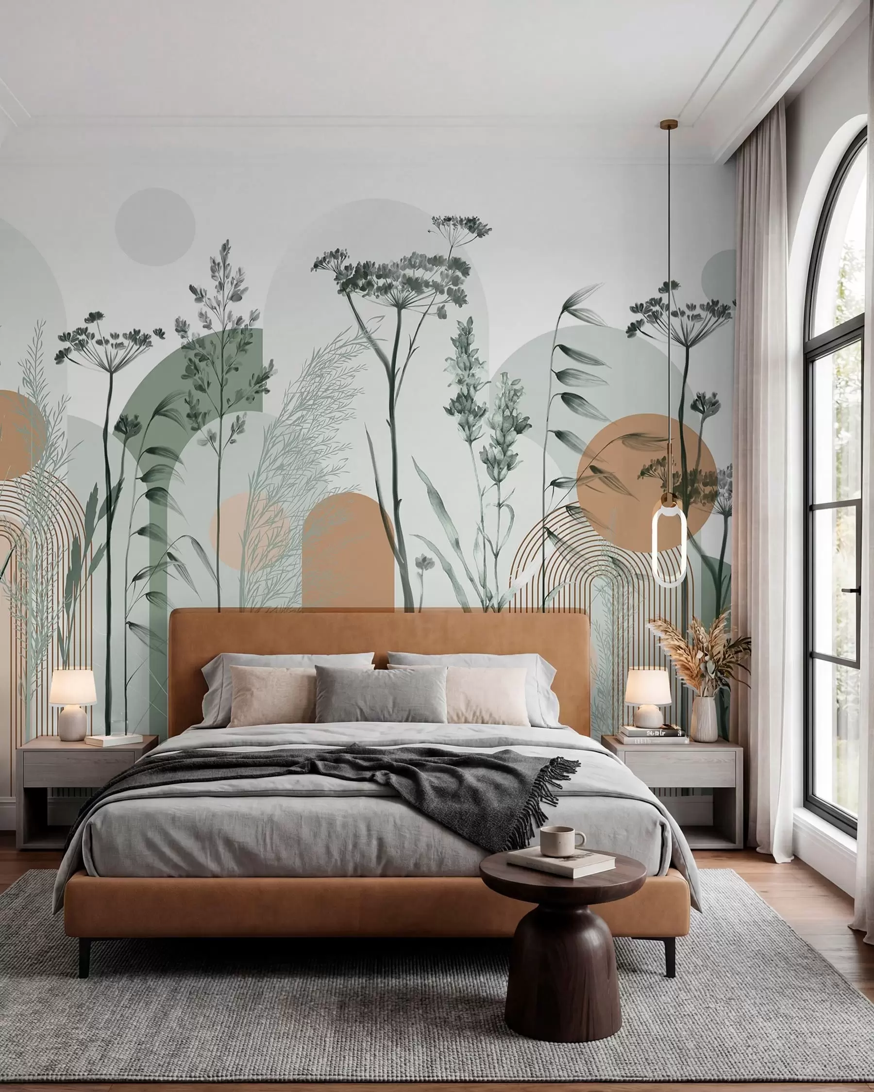 murales de pared Arcos botánicos w08665v1