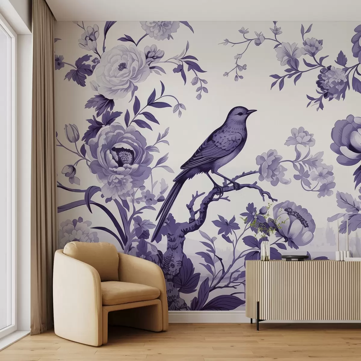murales de pared Armonía en el jardín w02988v1