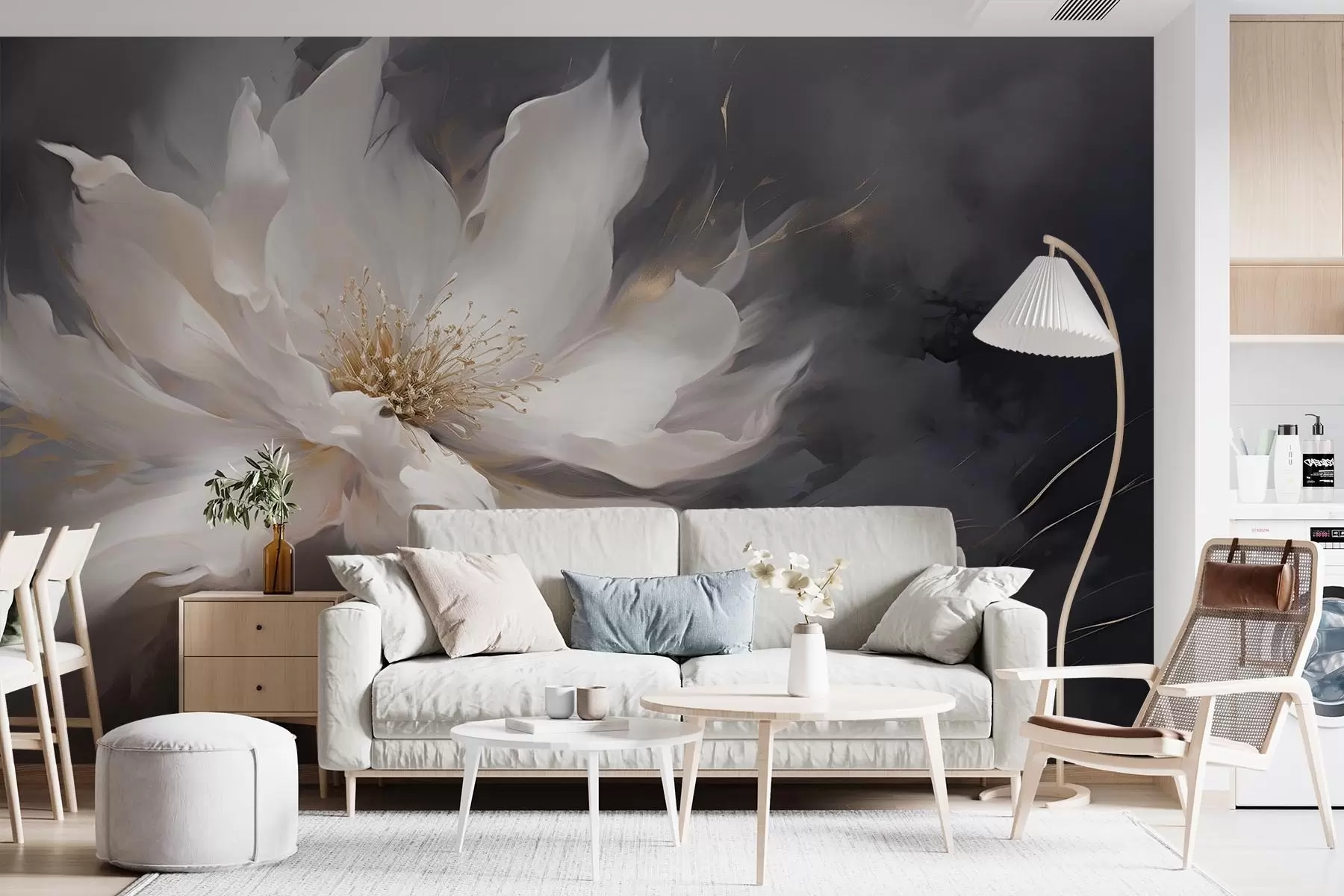 murales de pared Flor abstracta w08734