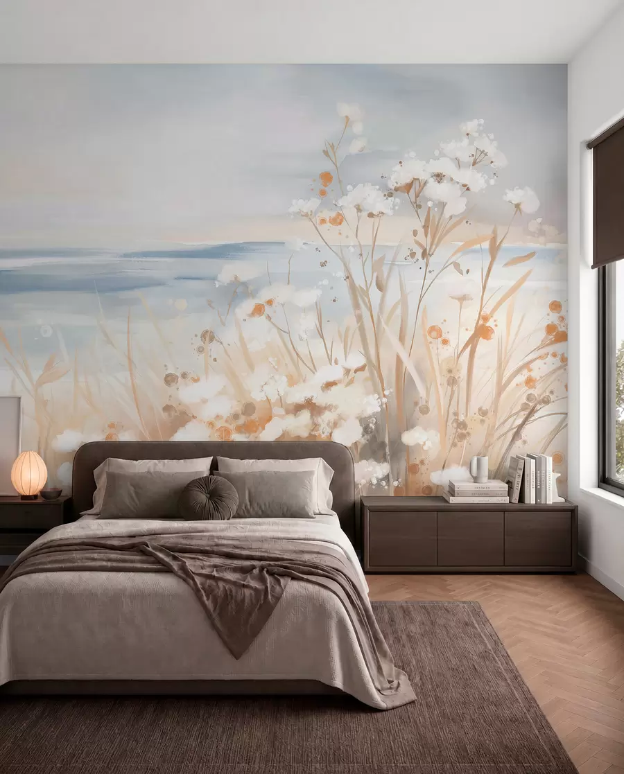 murales de pared Flores de la costa w08740