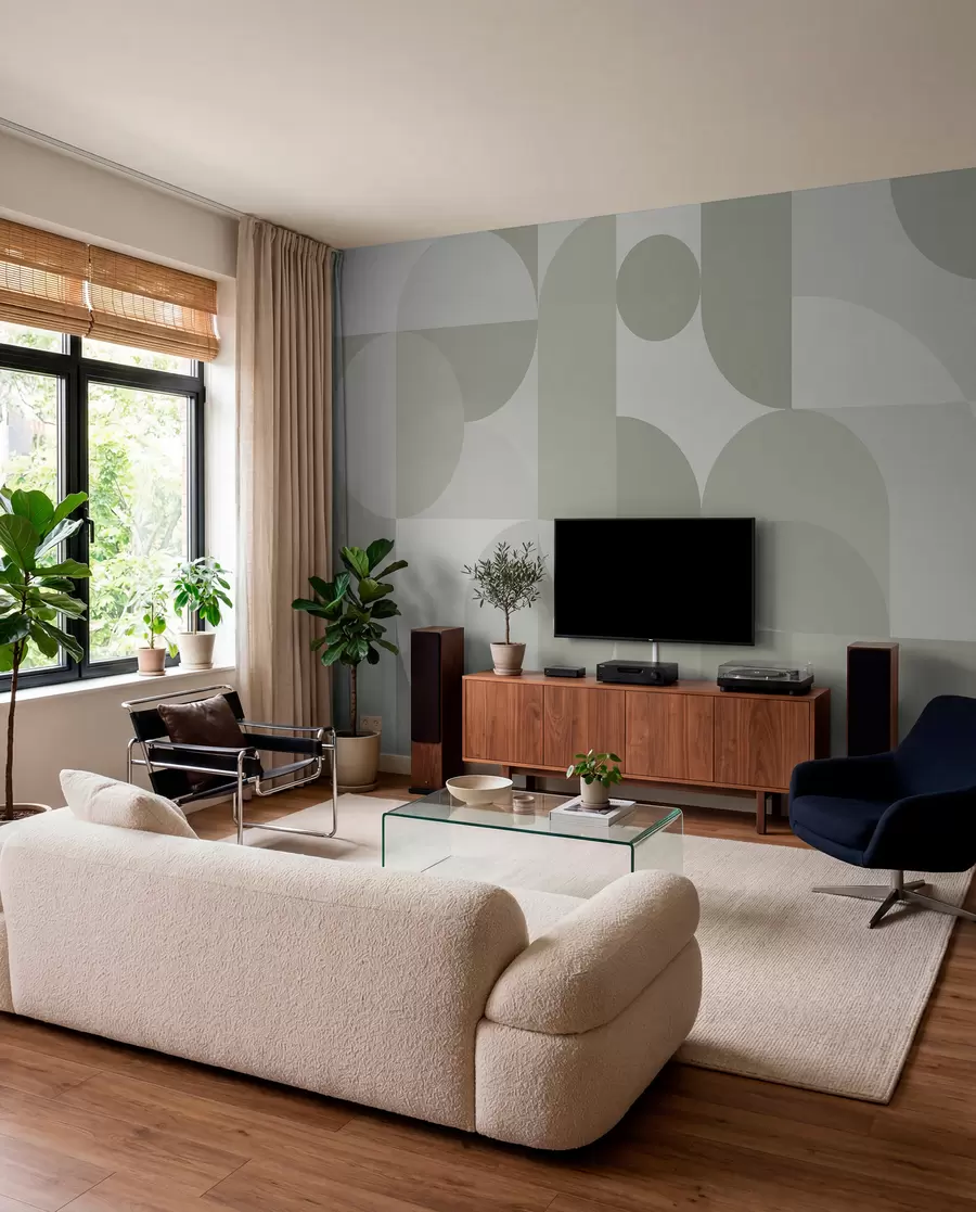murales de pared Elegante tendencia geométrica w03058v2