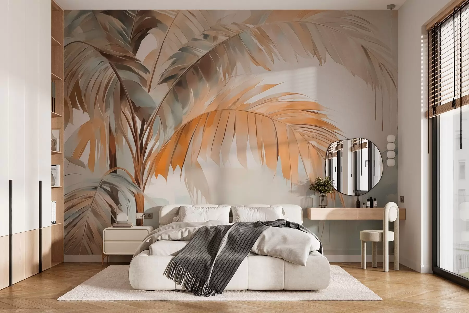 murales de pared Palmera abstracta w03181