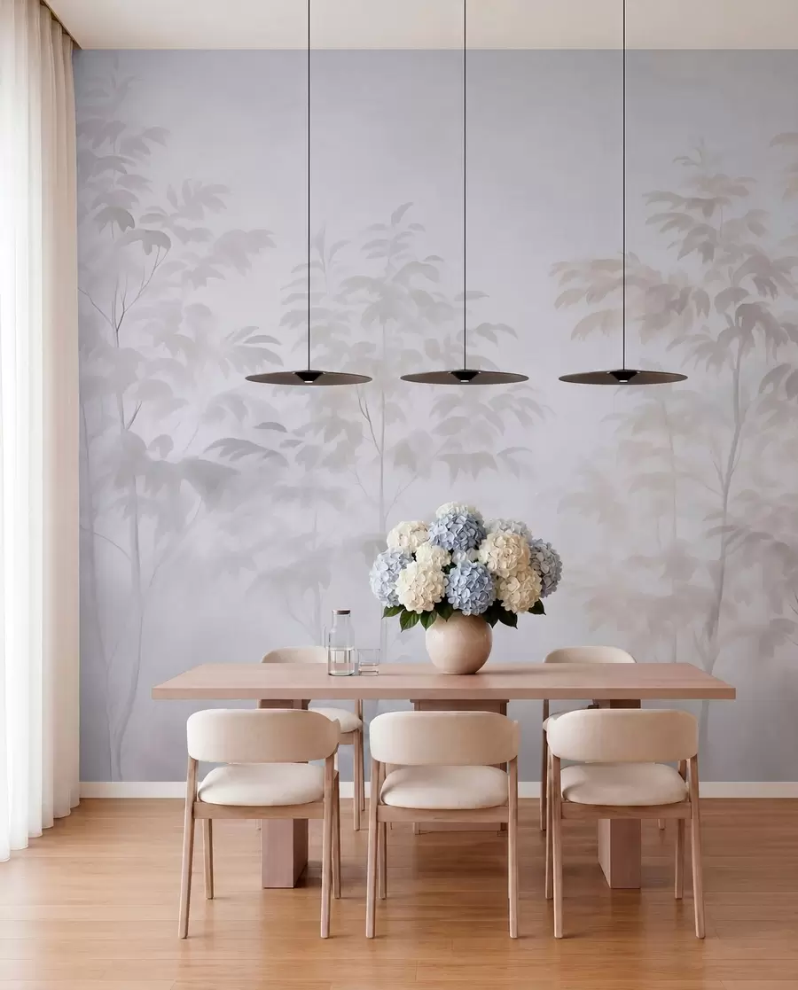 murales de pared Árboles imitación acuarela w03474v1