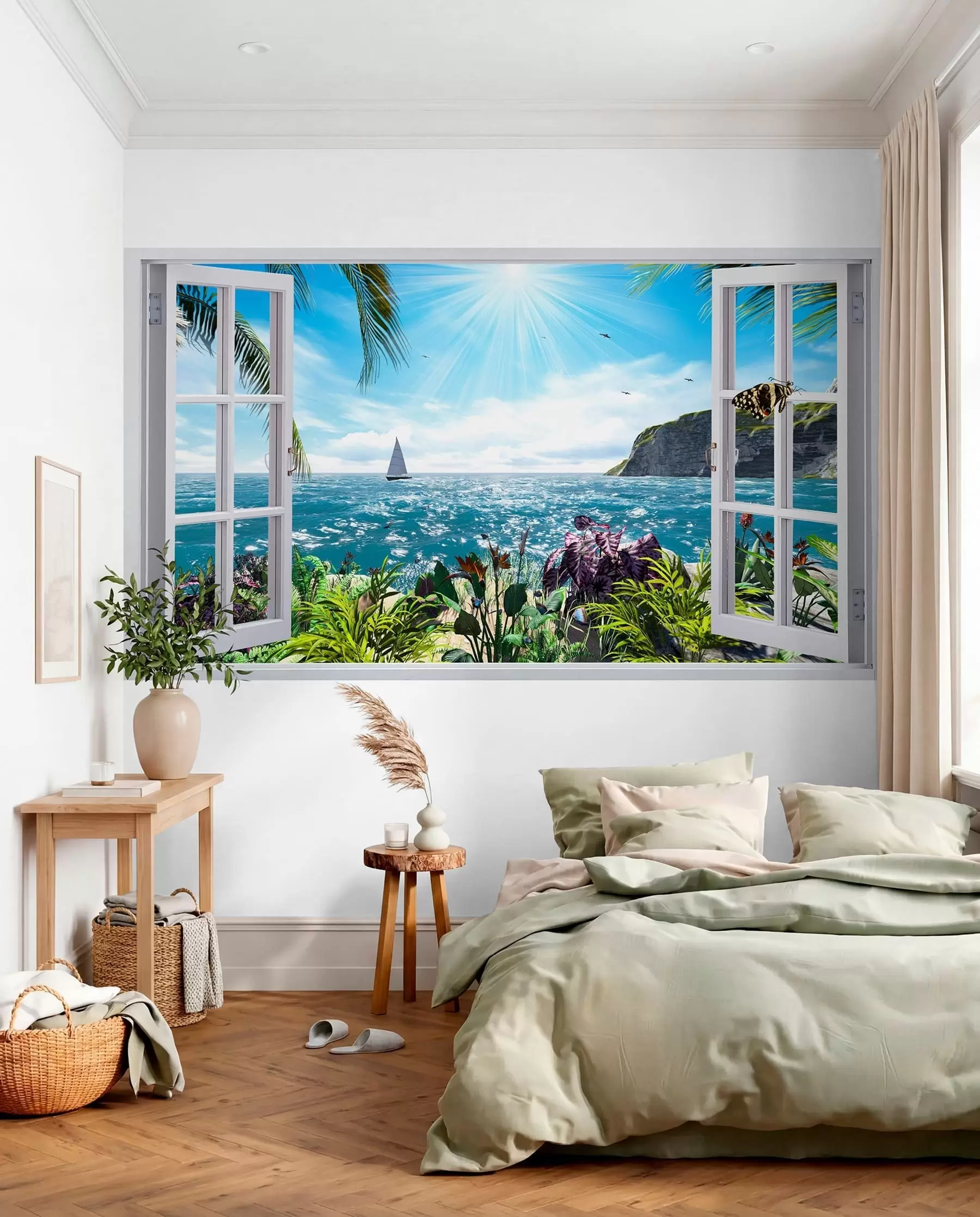murales de pared Ventana abierta a la bahía u54608
