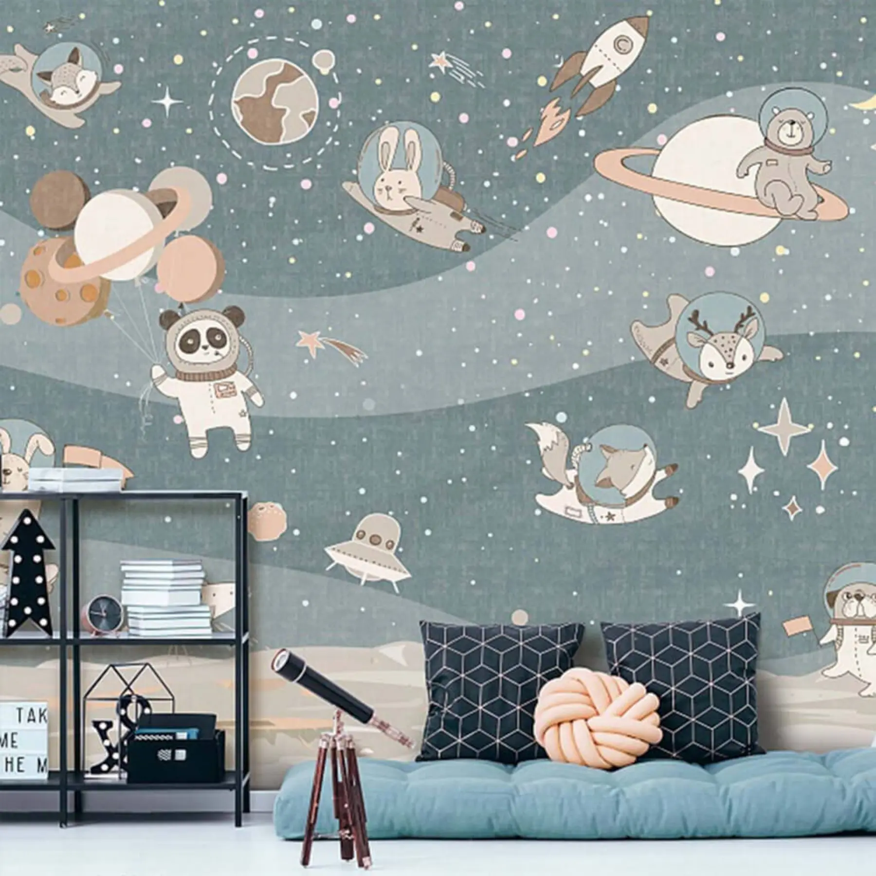 murales de pared Dibujos animados, mundo e organismo u62416