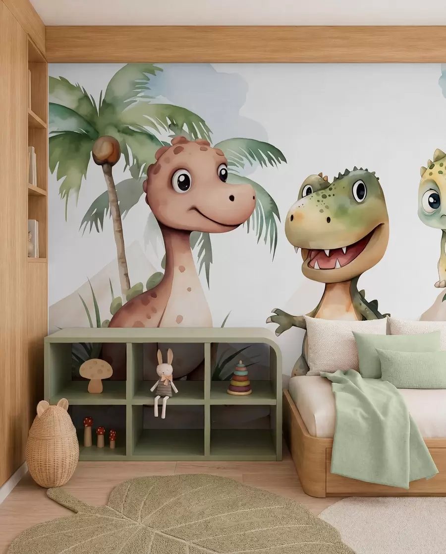 murales de pared Dinosaurios w03675