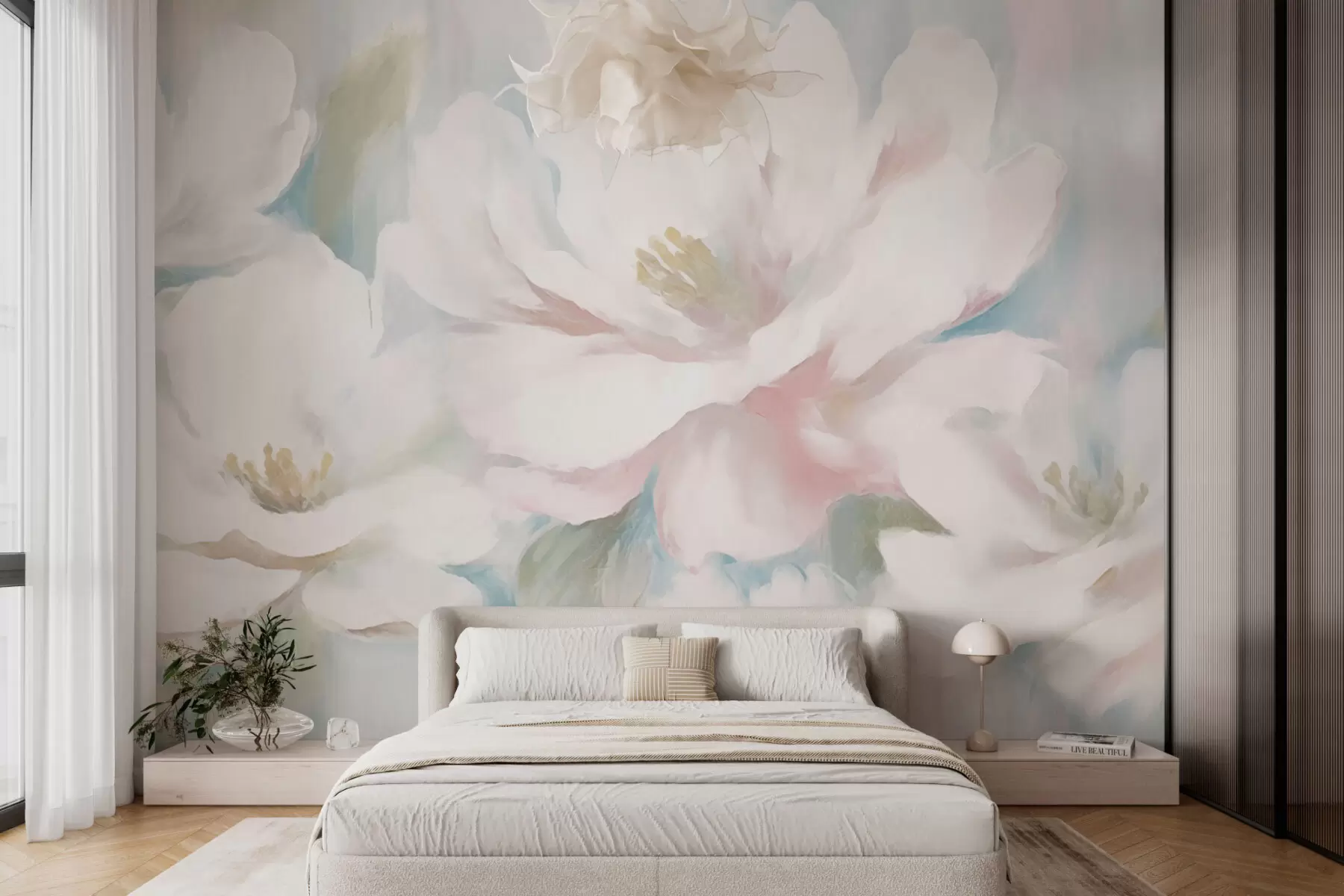 murales de pared Flores grandes w03706