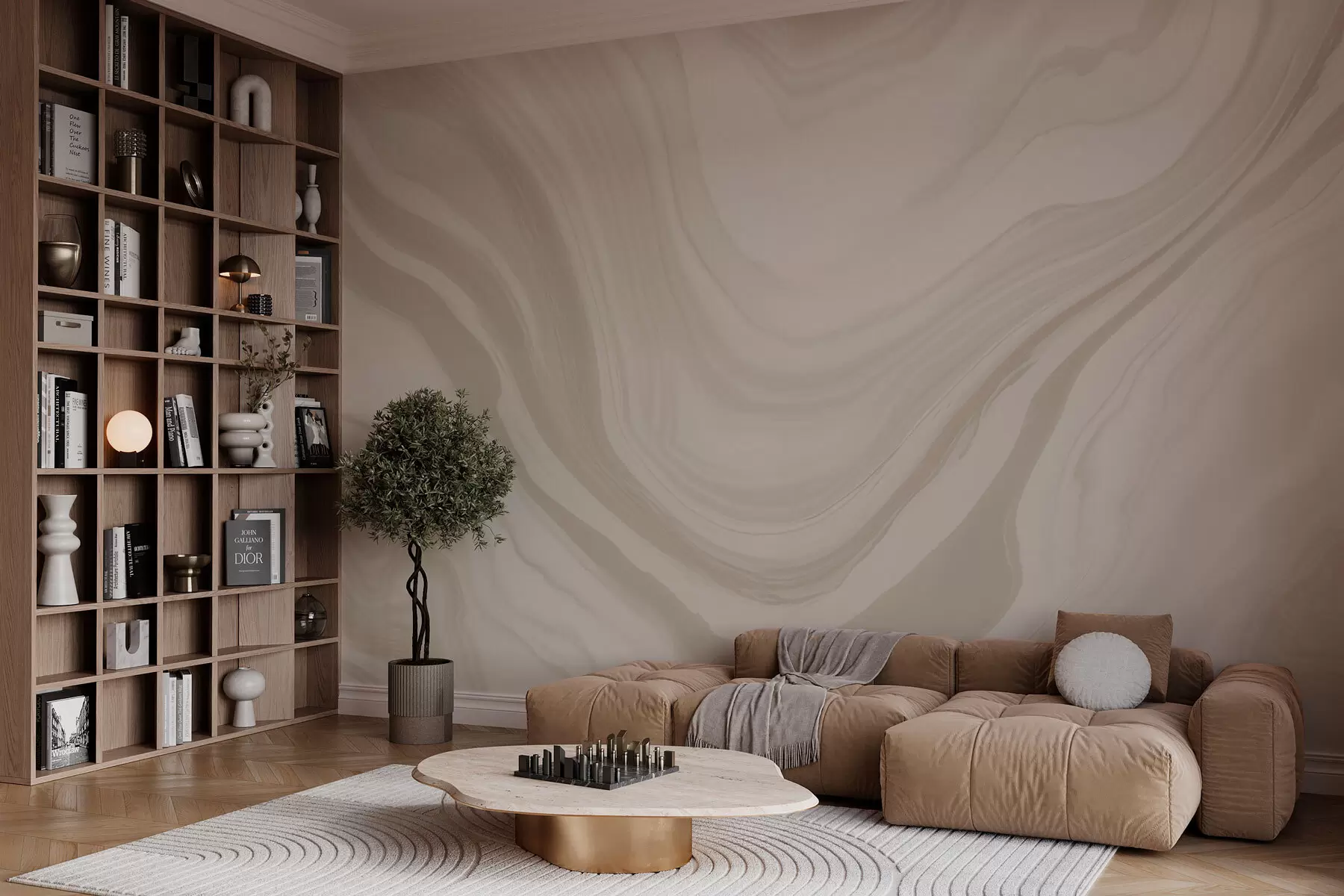 murales de pared Ondas abstractas w03744v1