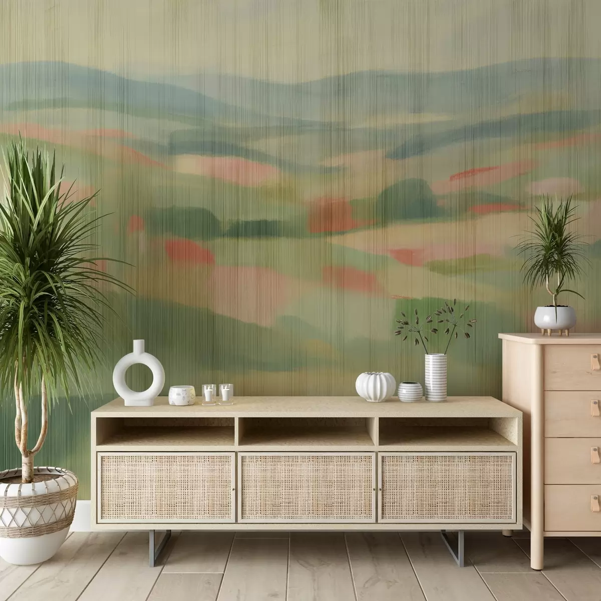 murales de pared Campos de fantasía w03970