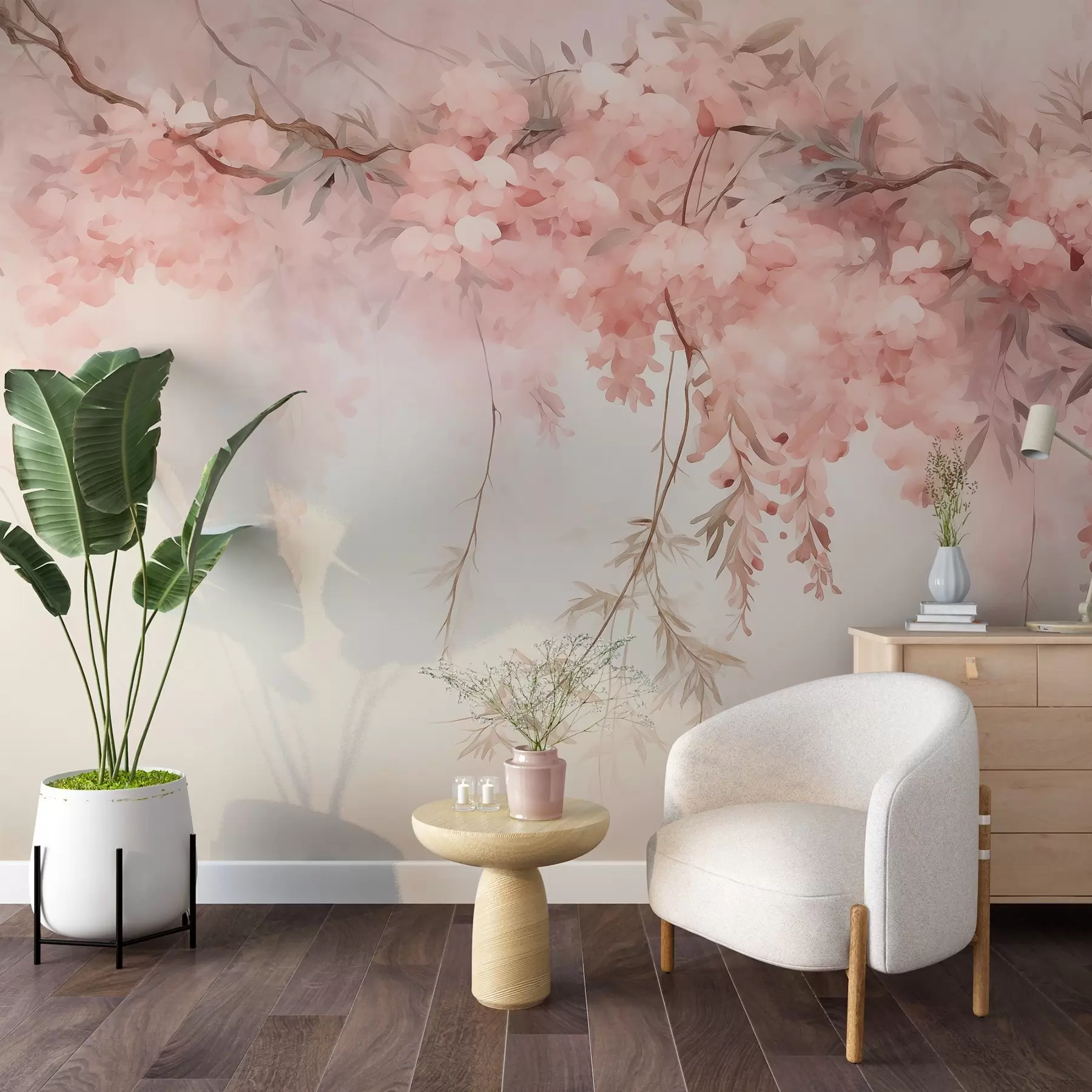 murales de pared Sucursal de primavera w09172