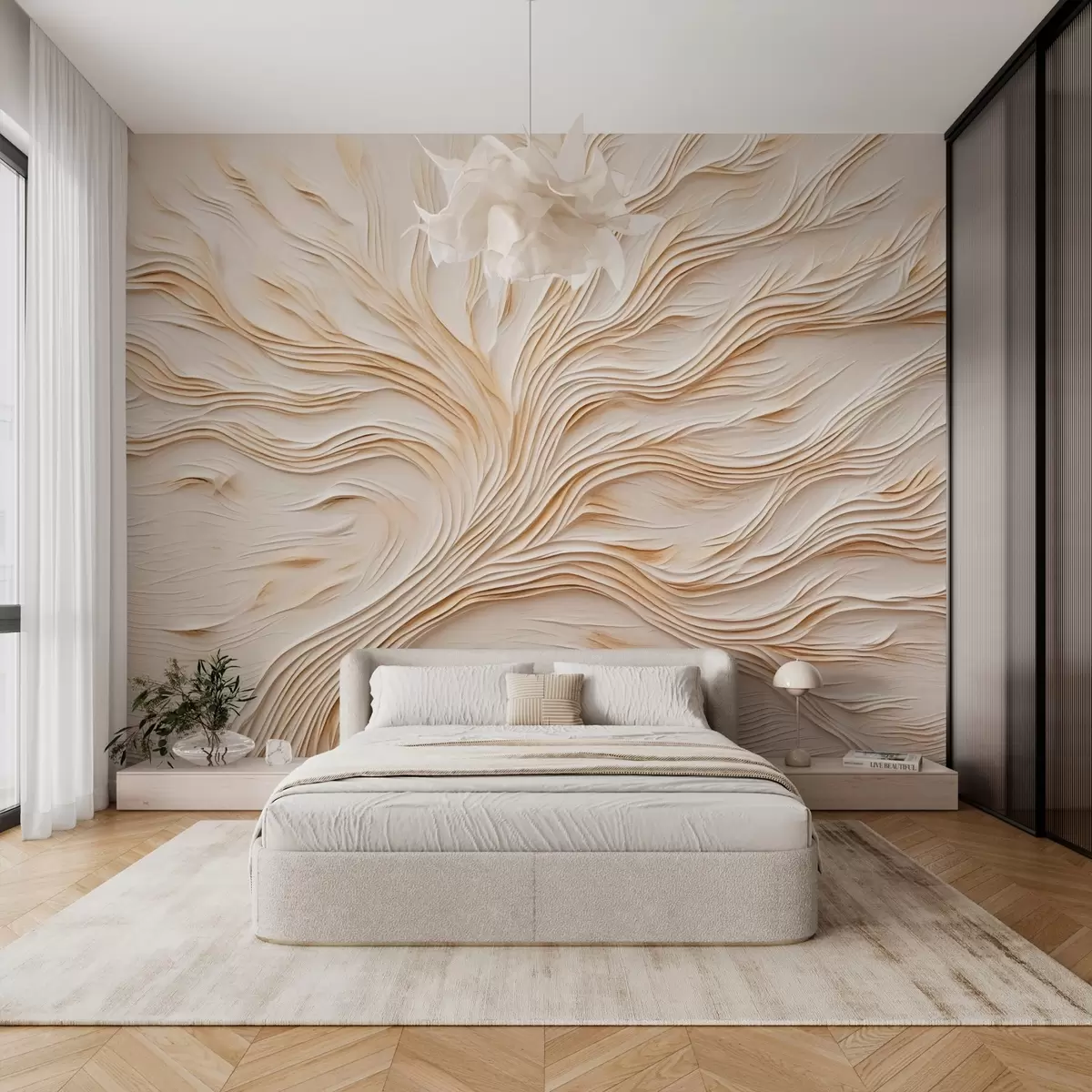 murales de pared Pintura imitación árbol w04124