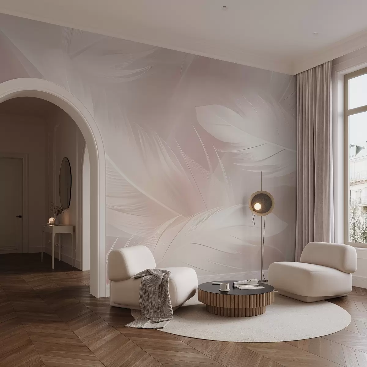 murales de pared Plumas w04182v1