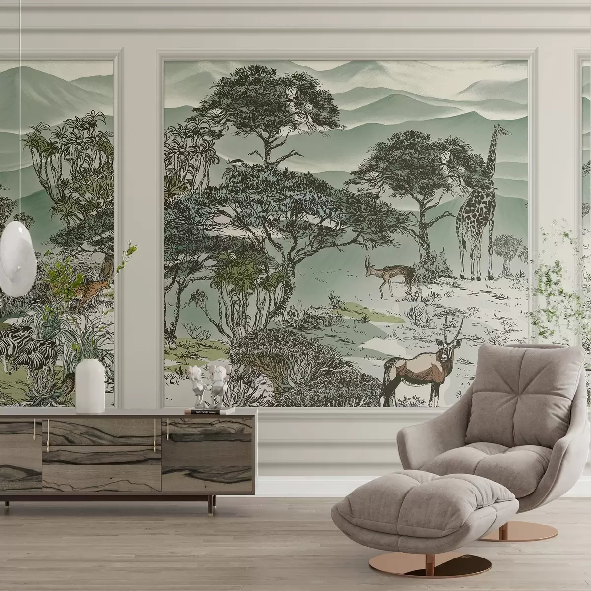murales de pared Animales africanos w09230