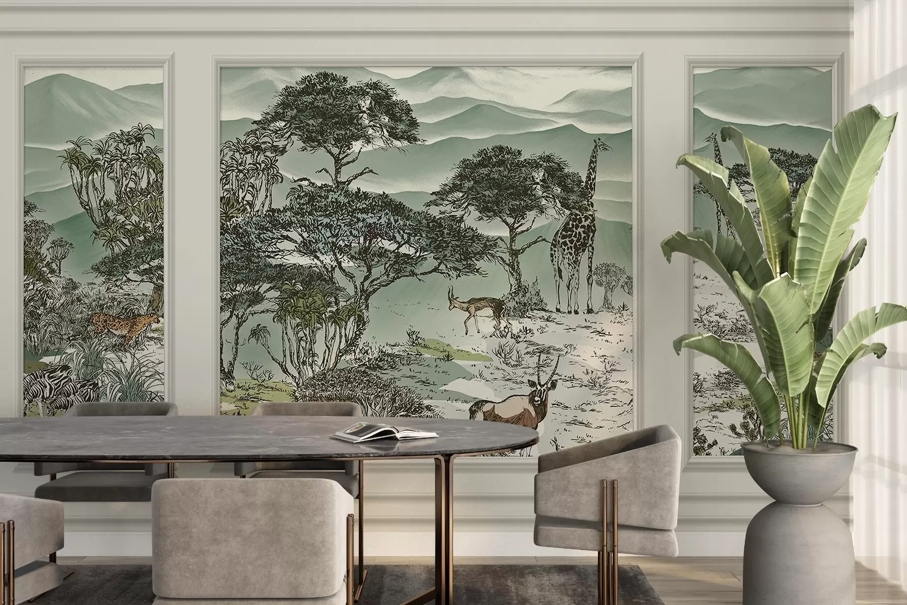 murales de pared Animales africanos w09230