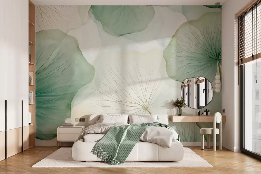 murales de pared Hojas grandes w04231
