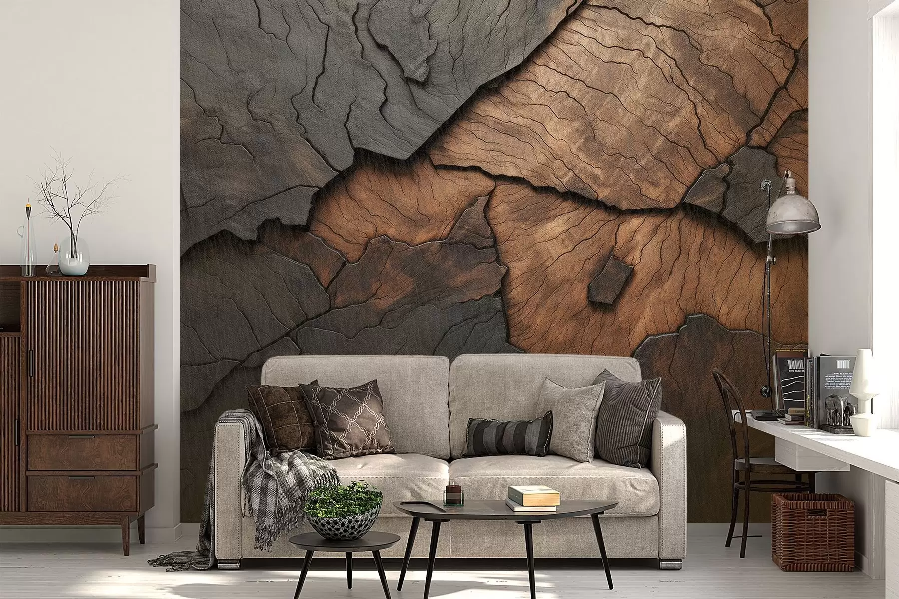 murales de pared madera, textura, grietas, oscuridad, corteza, superficie w04237