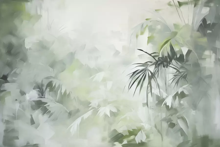 murales de pared Pintura imitación selva w04265