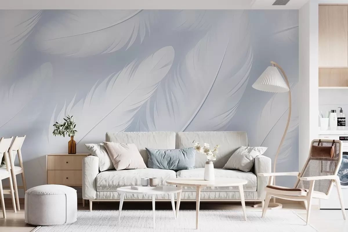 murales de pared Plumas w04273v2
