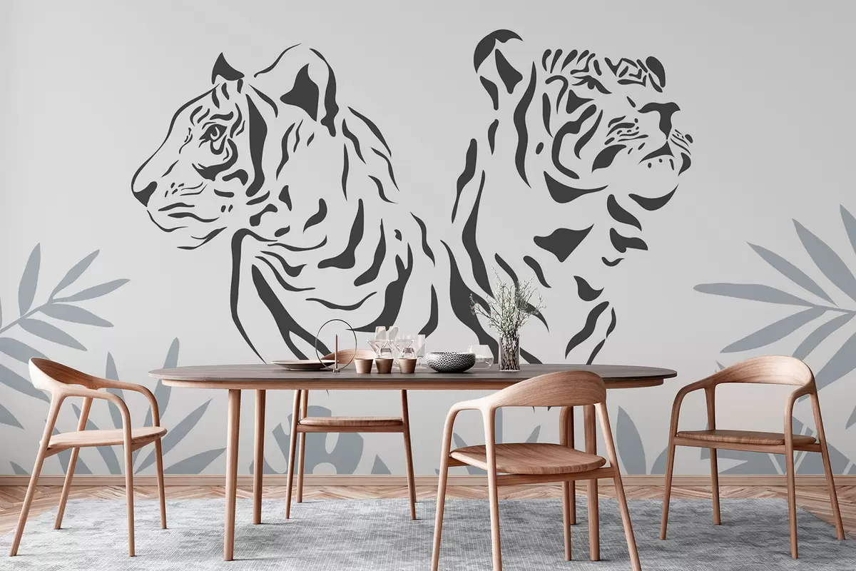 murales de pared Tigres w04294v1