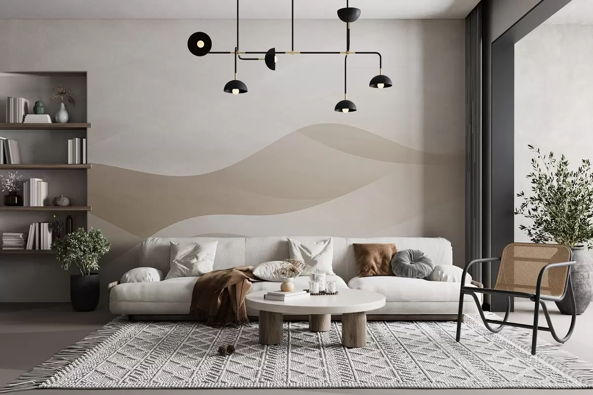 murales de pared Ondas abstractas w04288v2