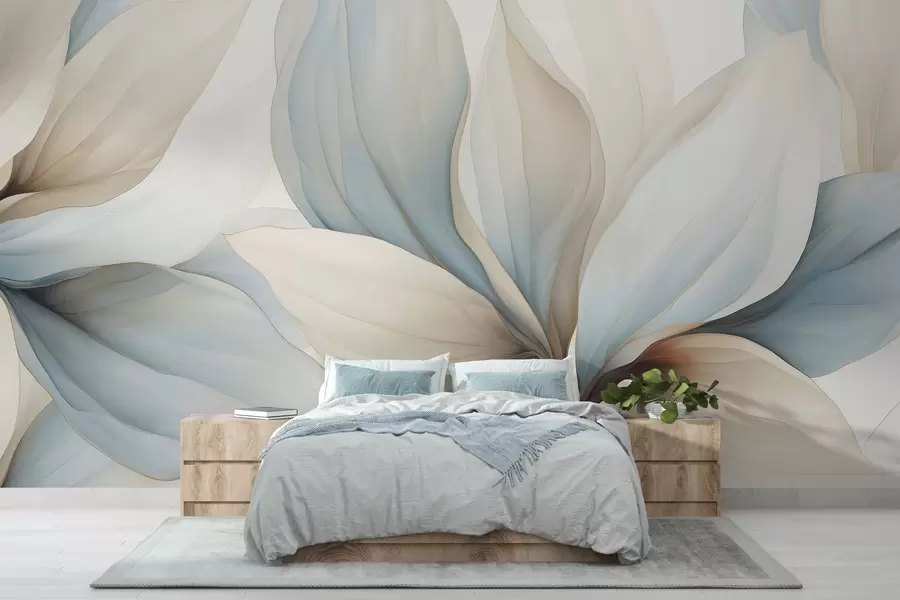 murales de pared Pétalos grandes de acuarela w04317