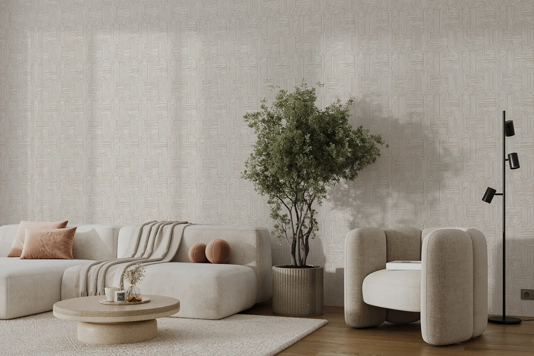 murales de pared Patrón de estilo de boho moderno u71744