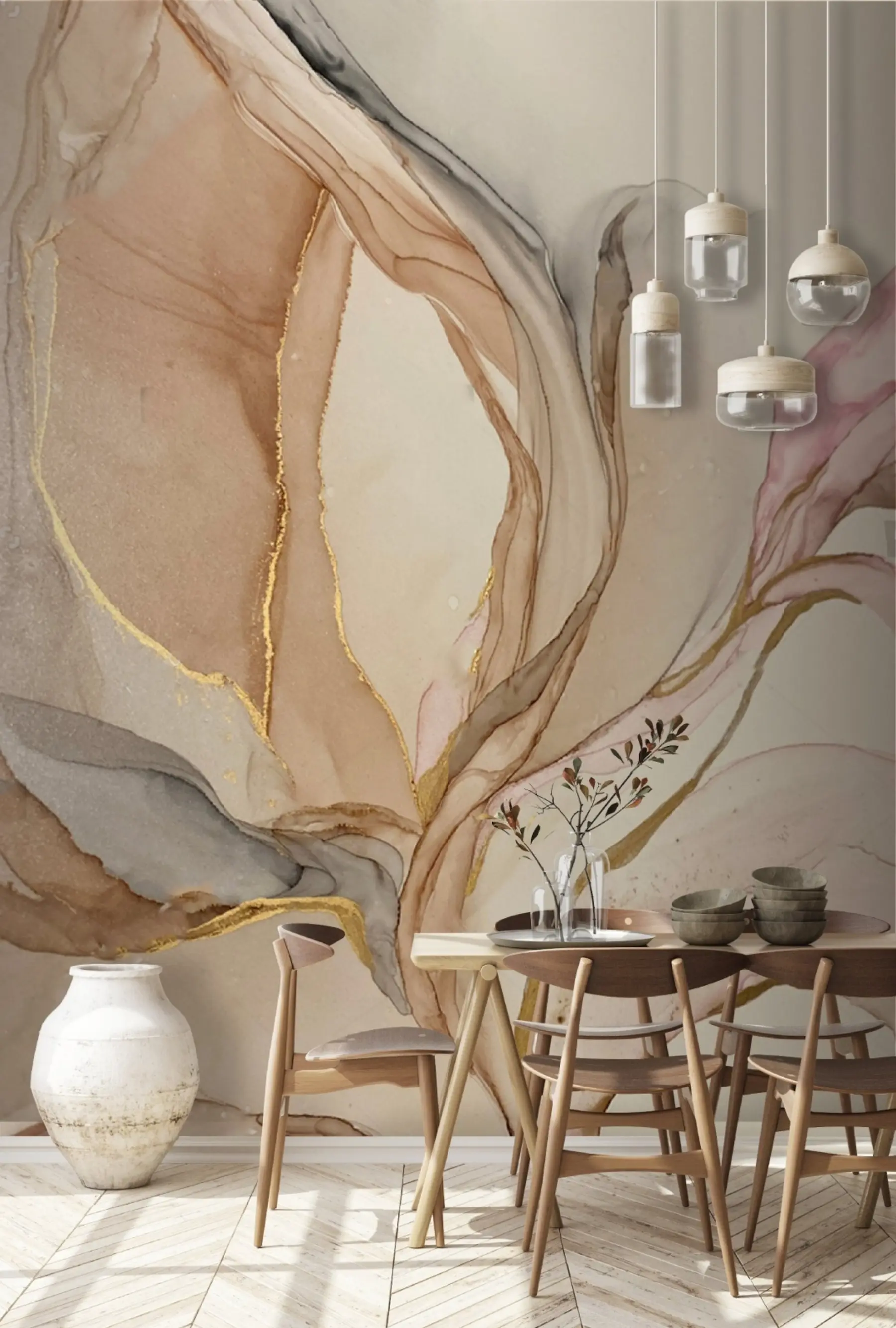 murales de pared Pinturas líquidas, efecto mármol u71828