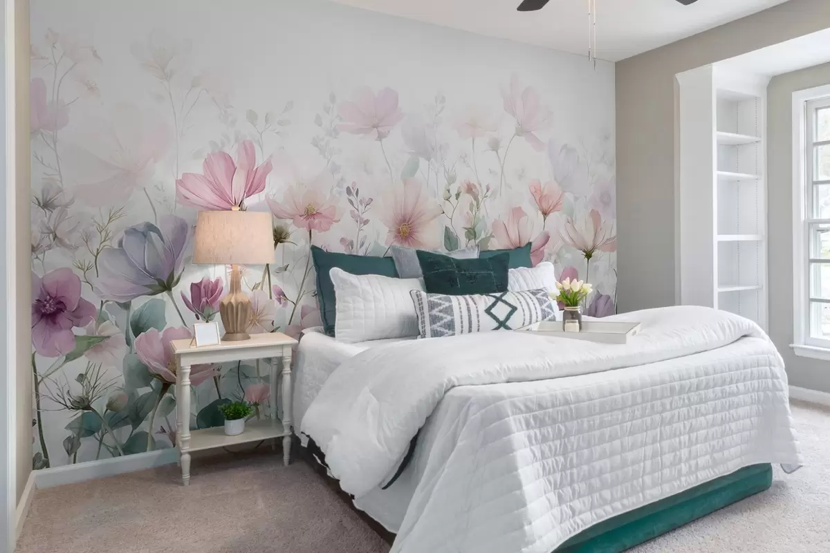 murales de pared delicadas flores silvestres w04171