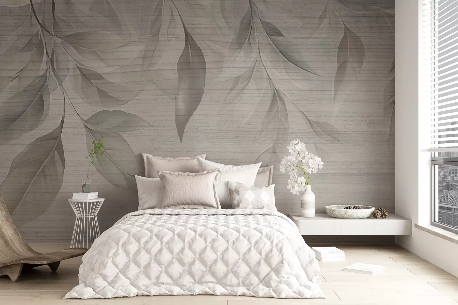 murales de pared Hojas colgantes w04227