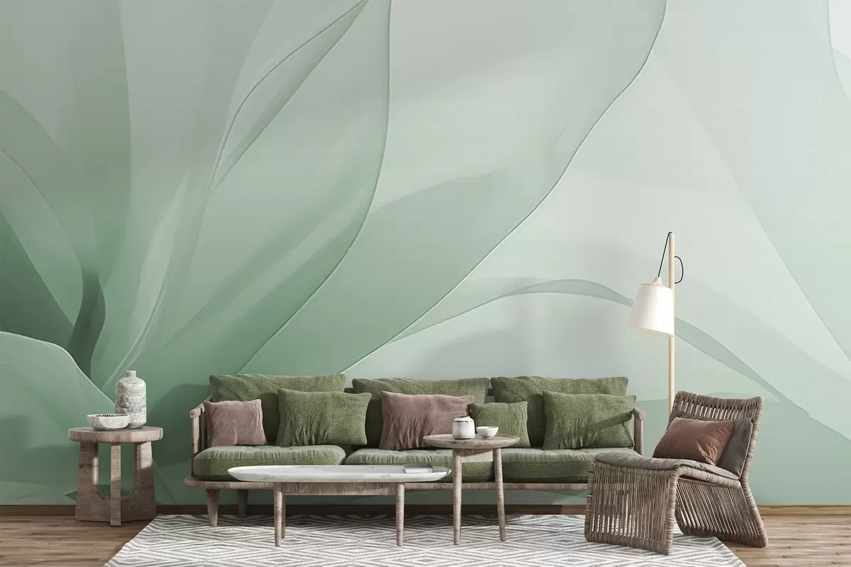 murales de pared Flor abstracta w04435v1