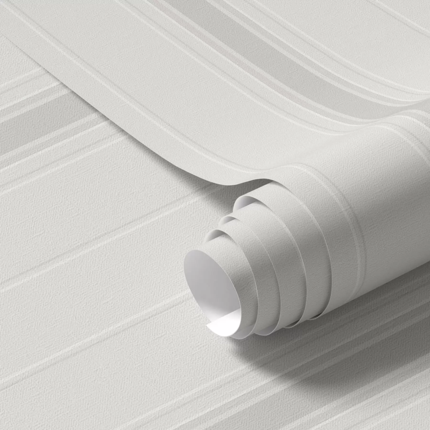 murales de pared Fondo beige con rayas finas y medias gris-blanco a00559