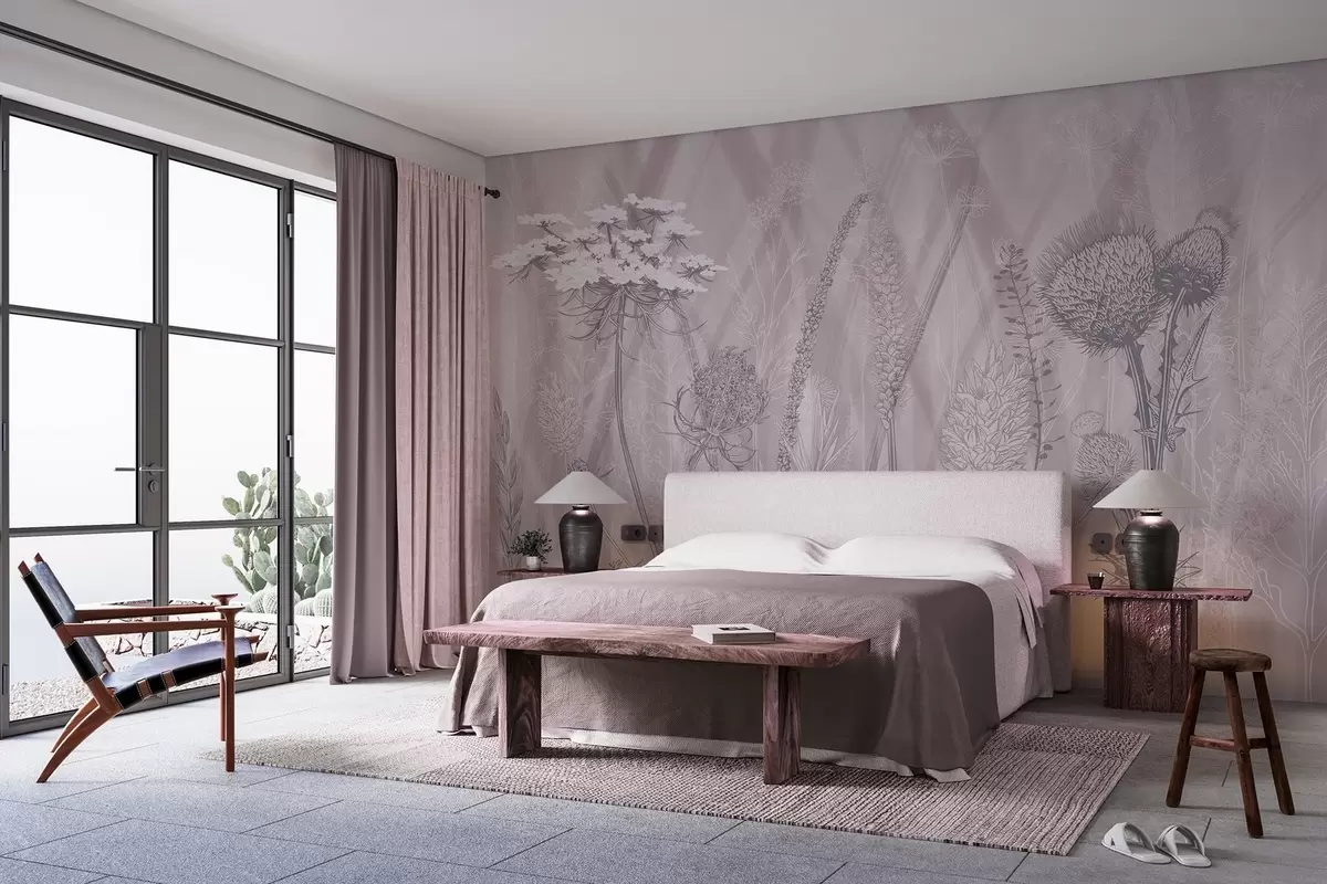 murales de pared Hierbas y herbarios w04473v2