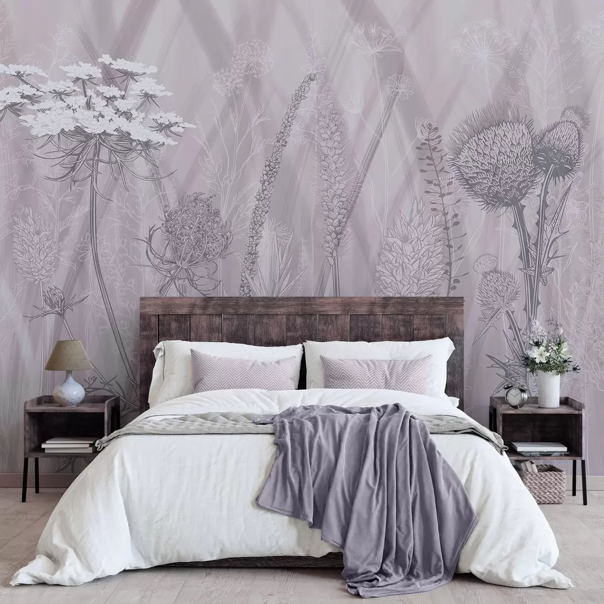 murales de pared Hierbas y herbarios w04473v2