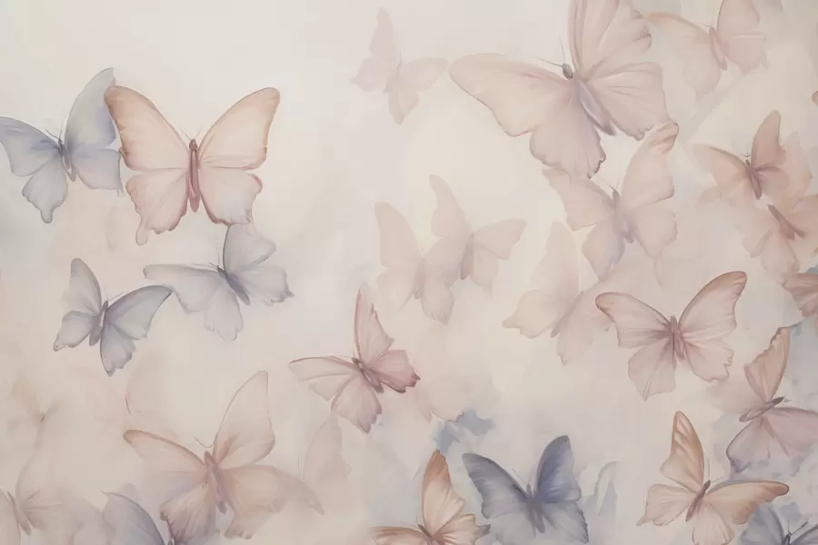 murales de pared Mariposas w04534