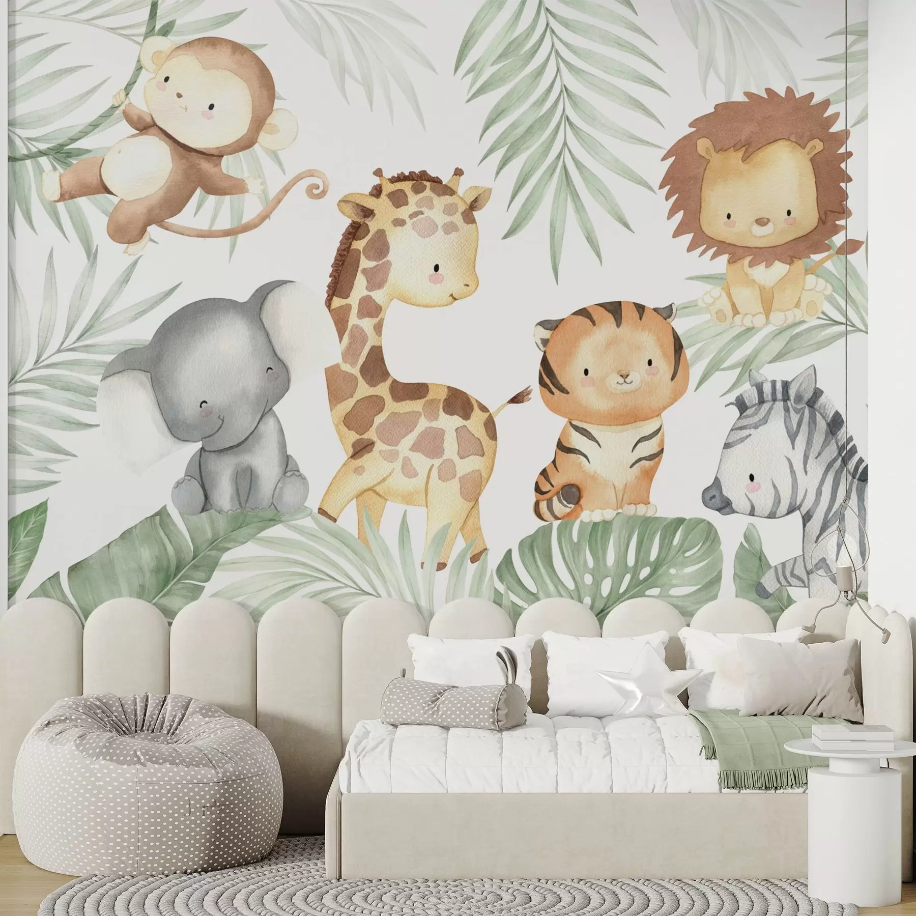 murales de pared Animales simpáticos en los trópicos w04537