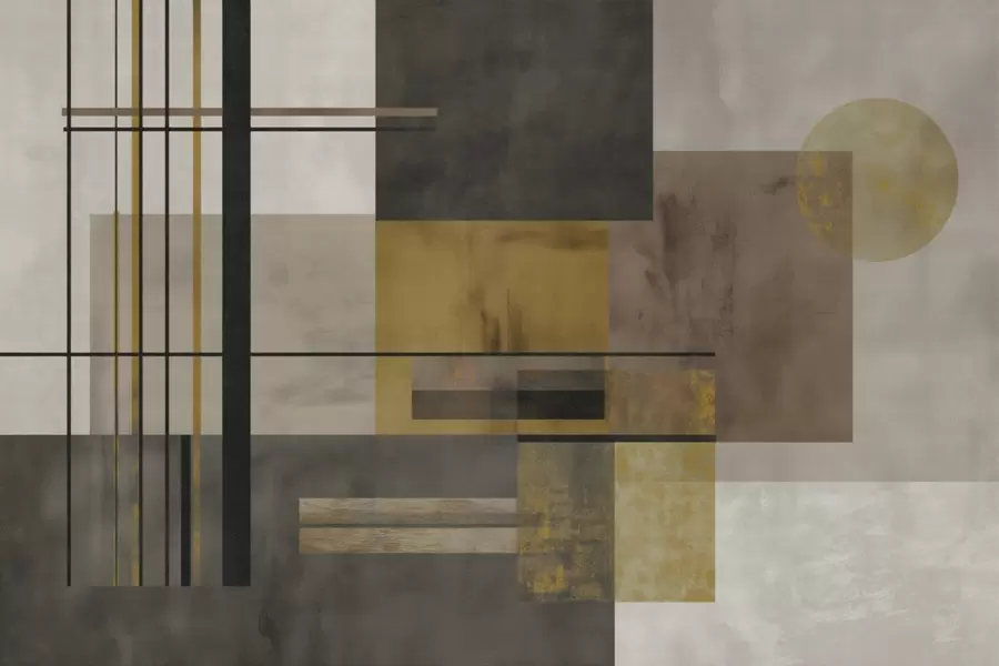 murales de pared geometría abstracta w04502