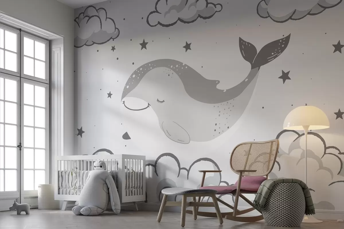 murales de pared Ballena soñadora w04638v1