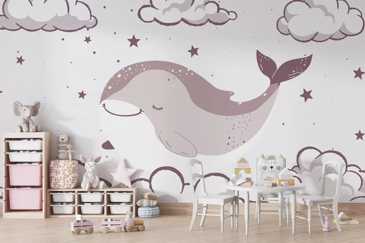 murales de pared Ballena soñadora w04638v2