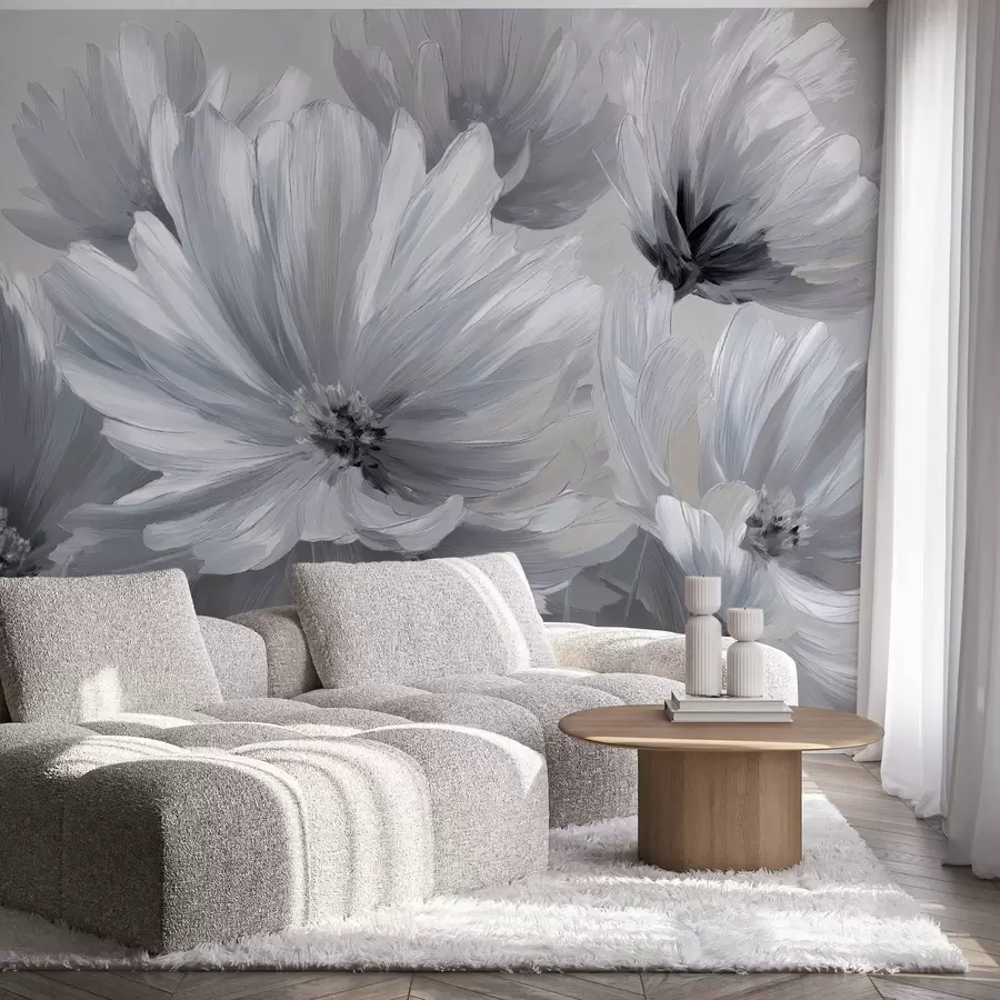 murales de pared flores abstractas w04670