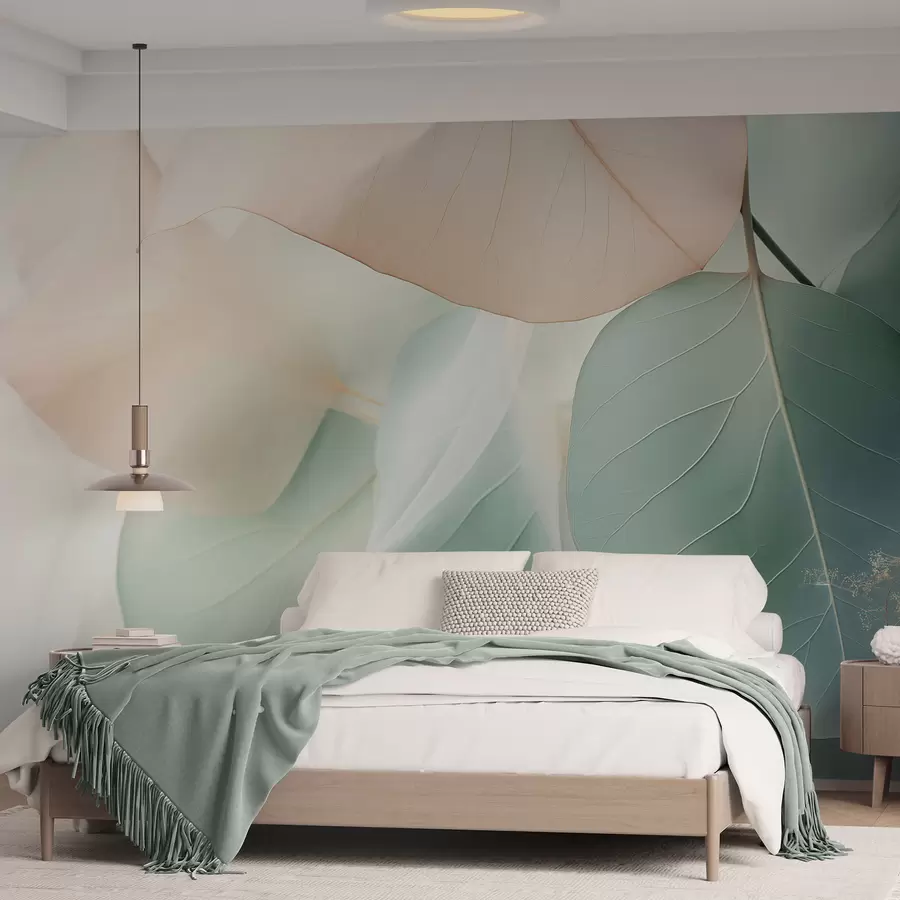 murales de pared Hojas abstractas w04726