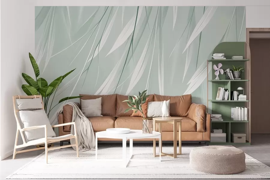 murales de pared Hojas delgadas colgantes w04703v1