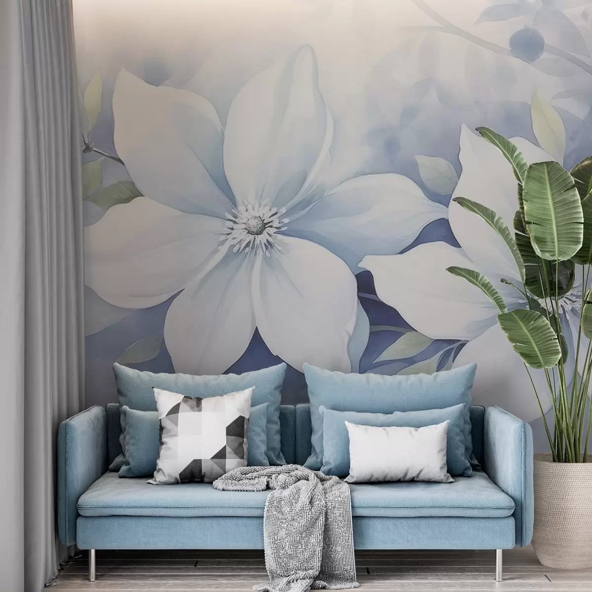 murales de pared Flores w04714
