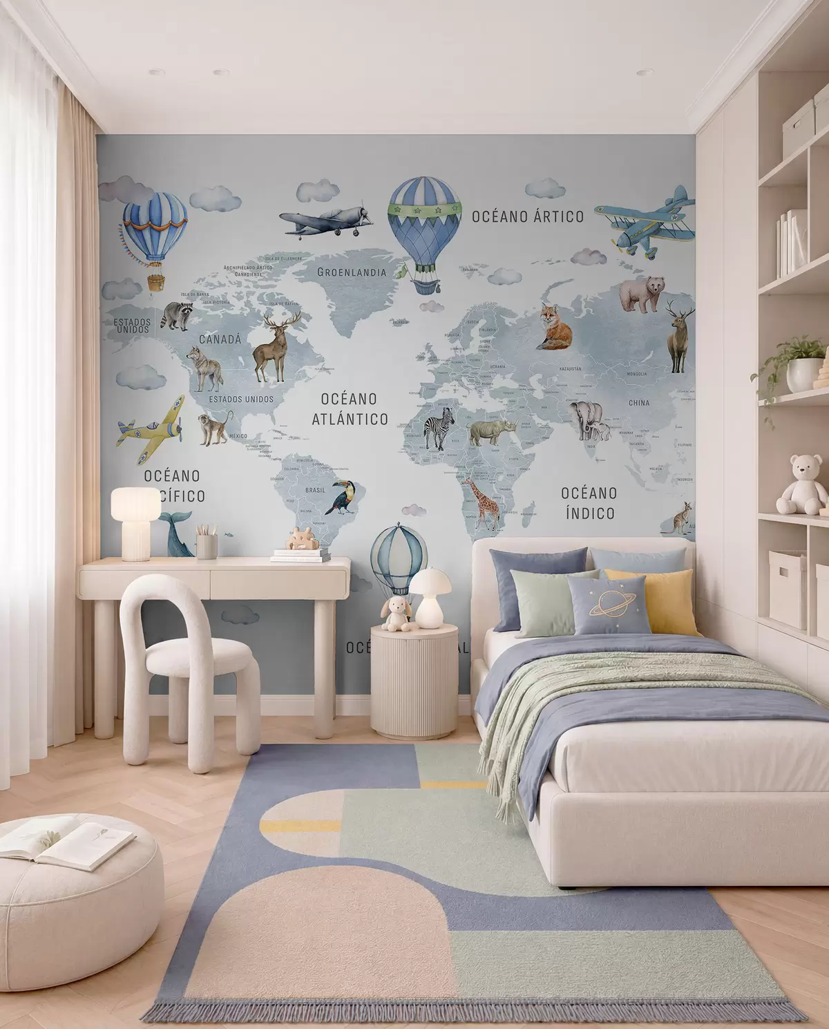 murales de pared Atlas azul en español c00001esv1