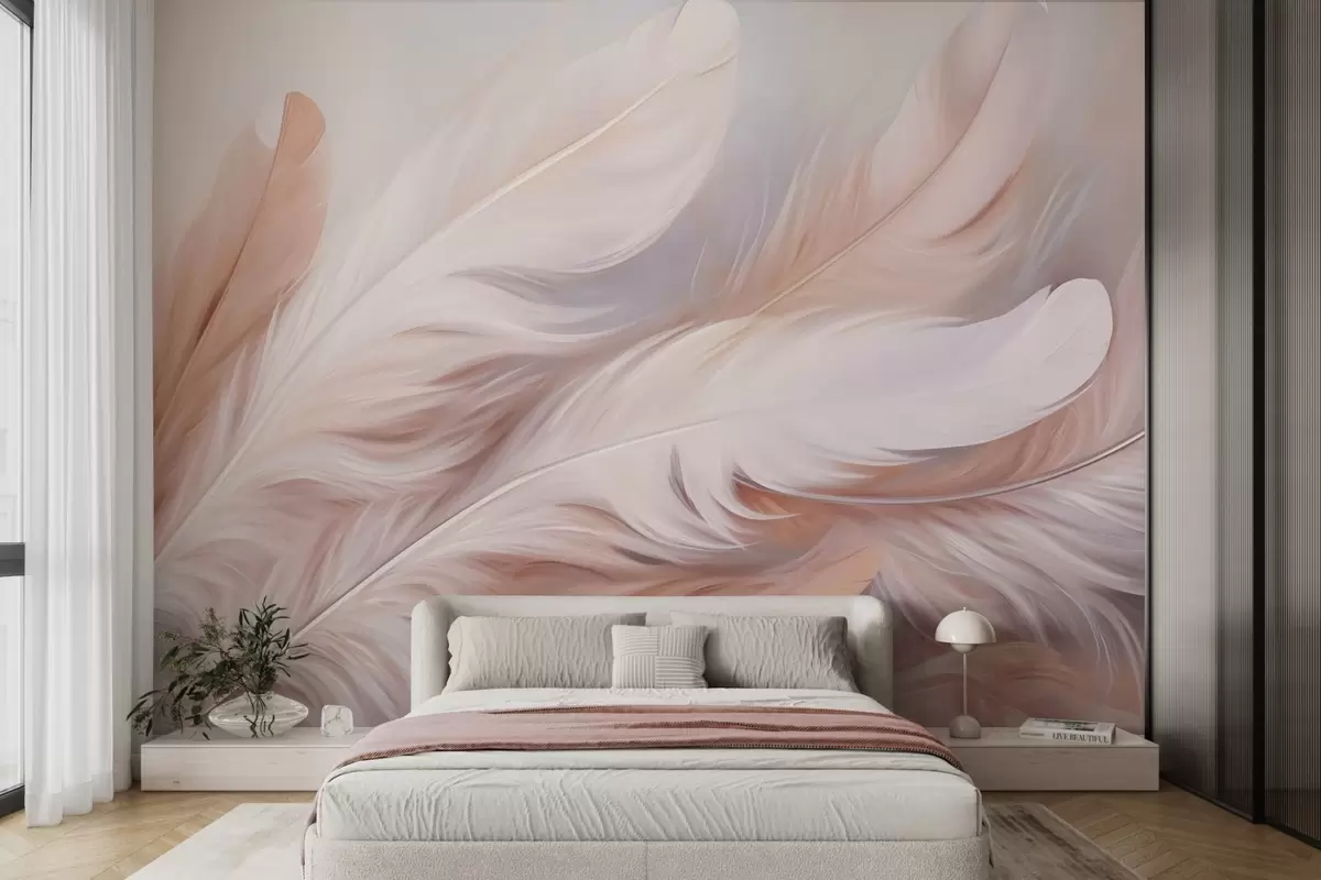 murales de pared Plumas w04775