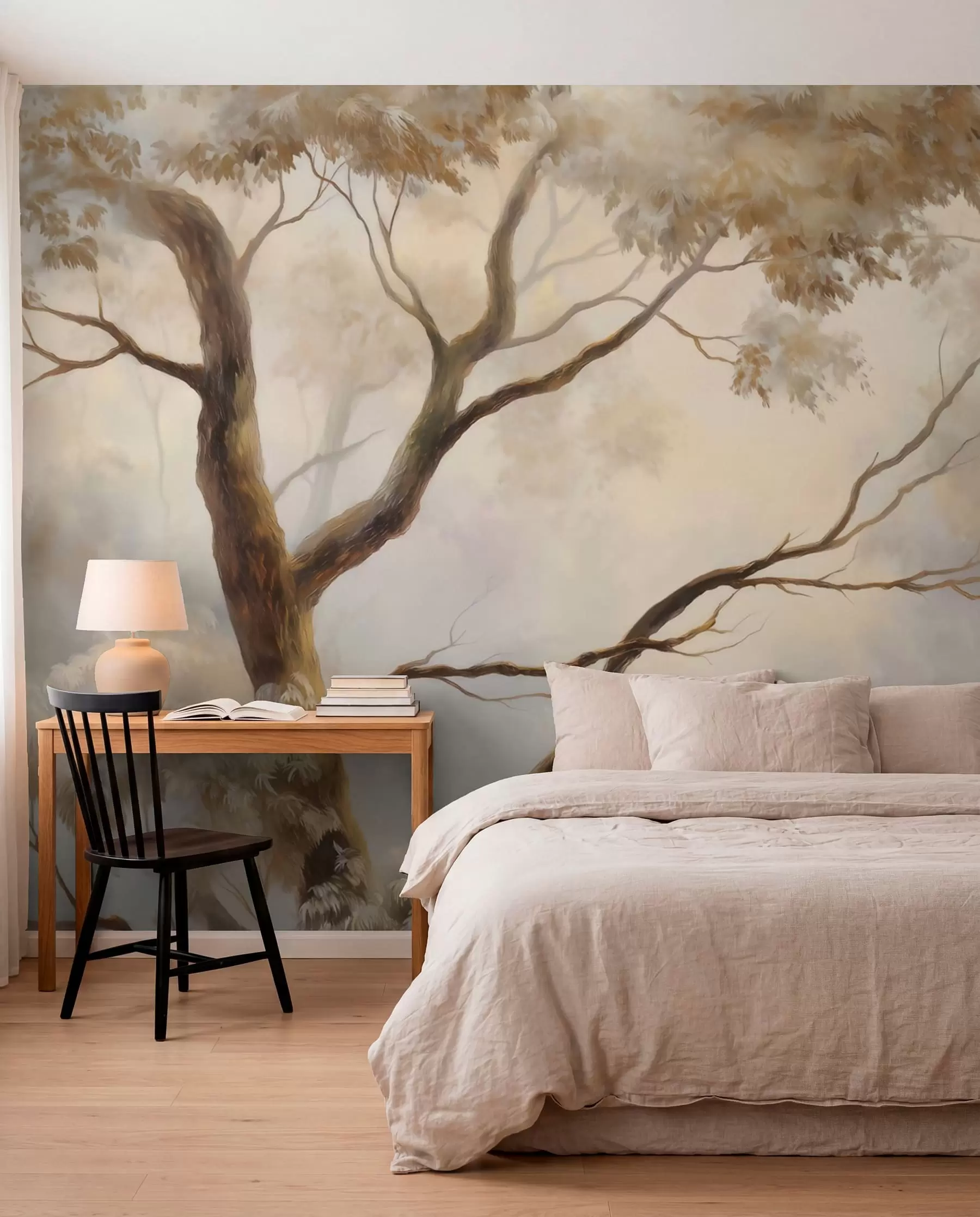 murales de pared Ramas en la bruma matinal w04817