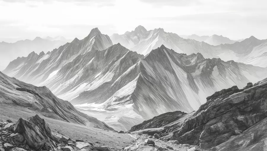 murales de pared Montañas exquisitas w04997