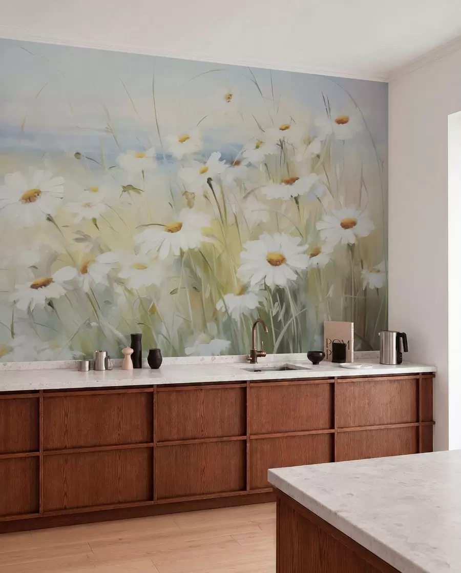 murales de pared Campo de flores w05035